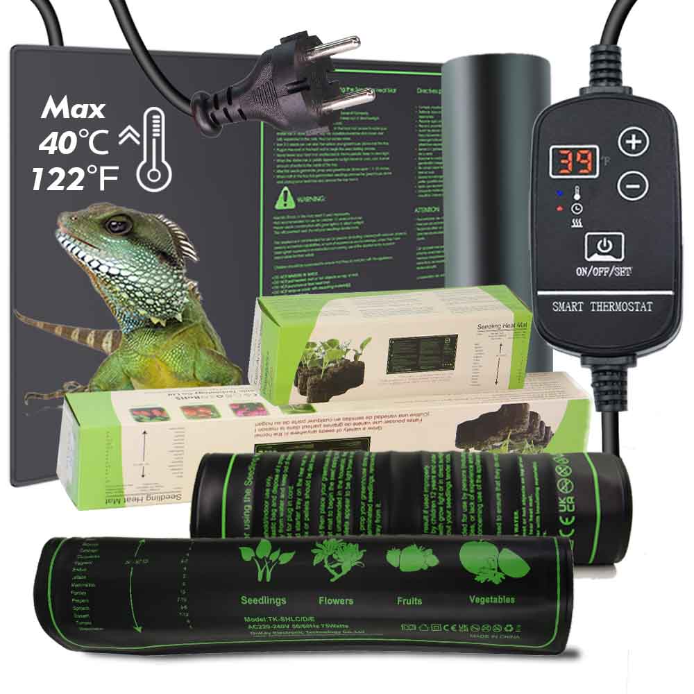 Almohadilla calefactora para p - Seedling Heat Mat reseña y precio